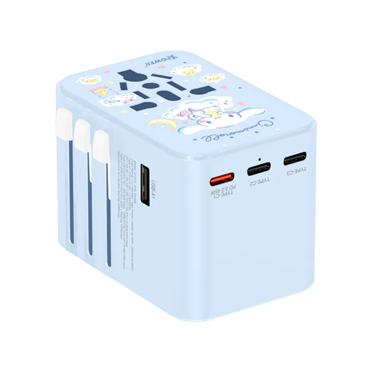XPower x Sanrio / 罐頭豬LuLu TA45B 45W 6輸出 PD3.0/PPS旅行充電器