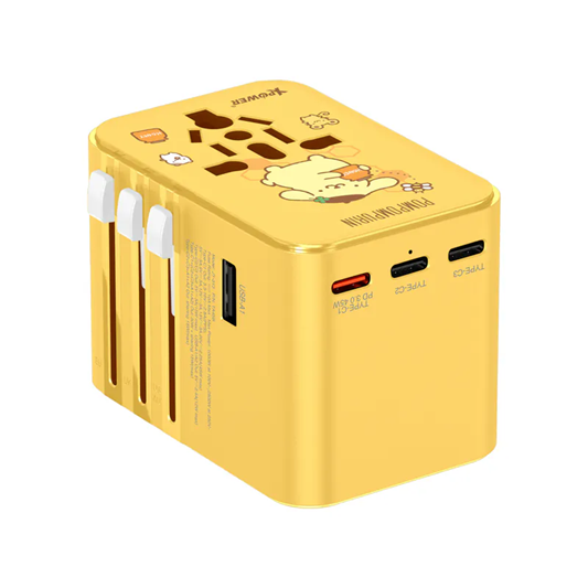 XPower x Sanrio / 罐頭豬LuLu TA45B 45W 6輸出 PD3.0/PPS旅行充電器