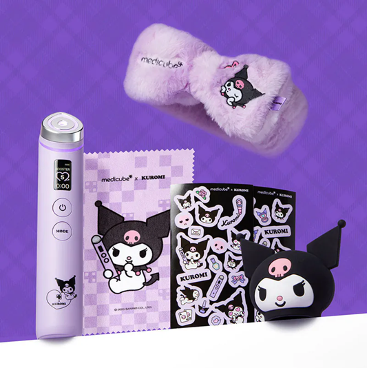 [Kuromi 限定版連贈品] Medicube x Kuromi Age-R Booster Pro 多功能六合一美容儀 平行進口