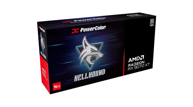 PowerColor Hellhound AMD Radeon™ RX 9070 XT 16GB GDDR6 [現金/轉數快優惠 $7499]