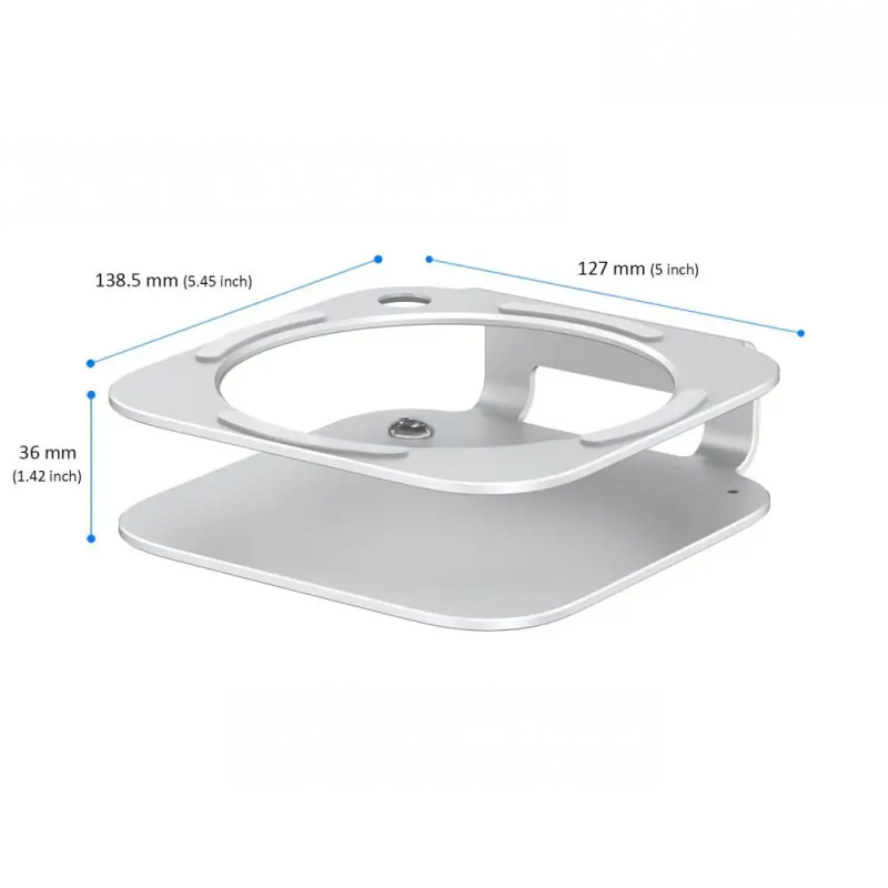 Elementz 鋁製支架適用於 Mac Mini 2024 M4｜WS-60