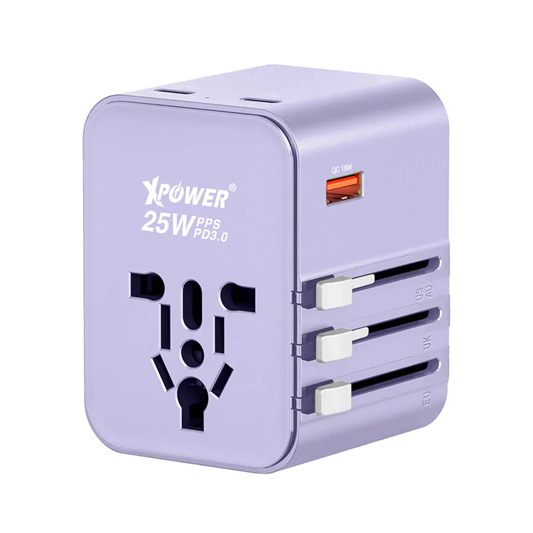XPower TA3B 25W 4輸出 PD 3.0/PPS旅行充電器 XPower TA3B 25W 4輸出 PD 3.0/PPS旅行充電器