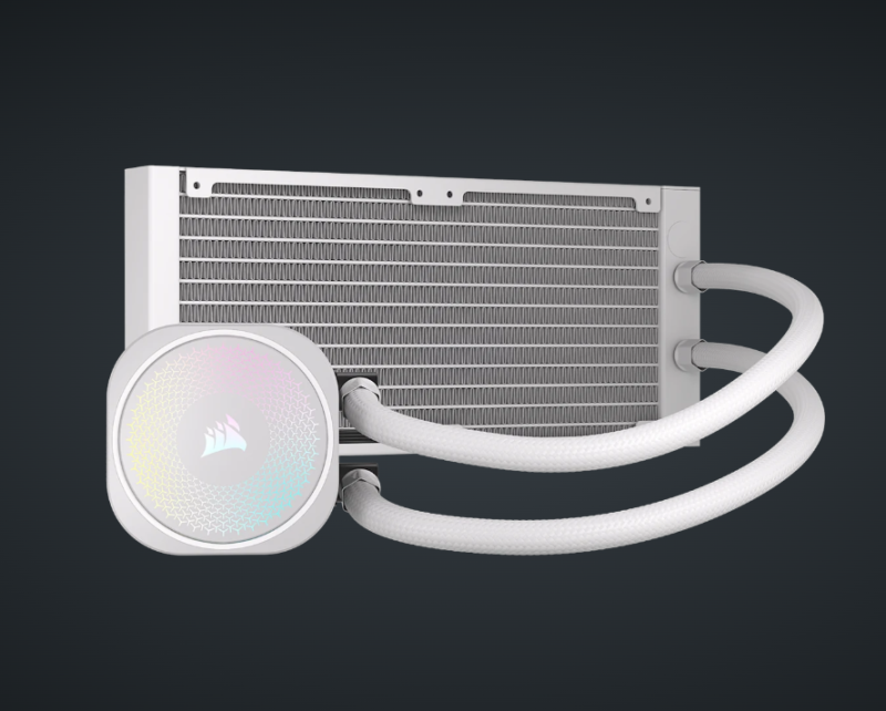 CORSAIR NAUTILUS 240 RS ARGB Liquid CPU Cooler ( BLACK / WHITE )