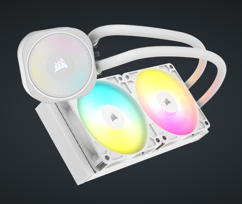 CORSAIR NAUTILUS 240 RS ARGB Liquid CPU Cooler ( BLACK / WHITE )