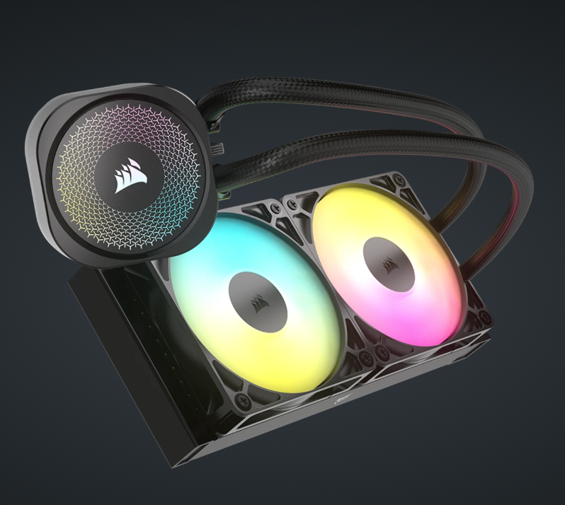 CORSAIR NAUTILUS 240 RS ARGB Liquid CPU Cooler ( BLACK / WHITE )
