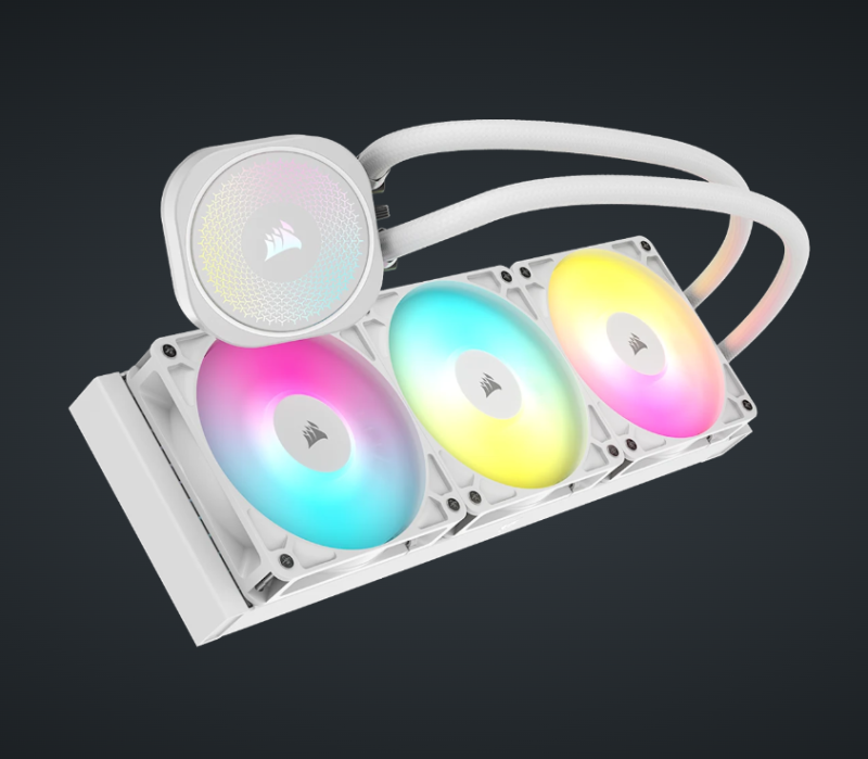 CORSAIR NAUTILUS 360 RS ARGB Liquid CPU Cooler ( BLACK / WHITE )