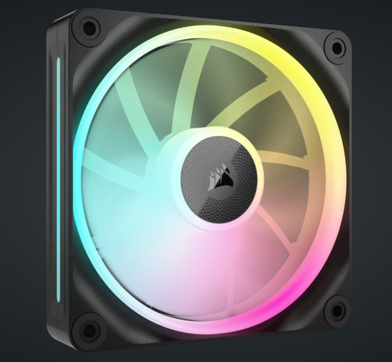 CORSAIR iCUE LINK LX120 RGB 120mm PWM Fans Starter Kit (Triple Pack) ( BLACK / WHITE )