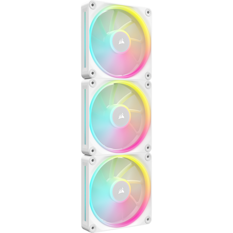 CORSAIR iCUE LINK LX120 RGB 120mm PWM Fans Starter Kit (Triple Pack) ( BLACK / WHITE )