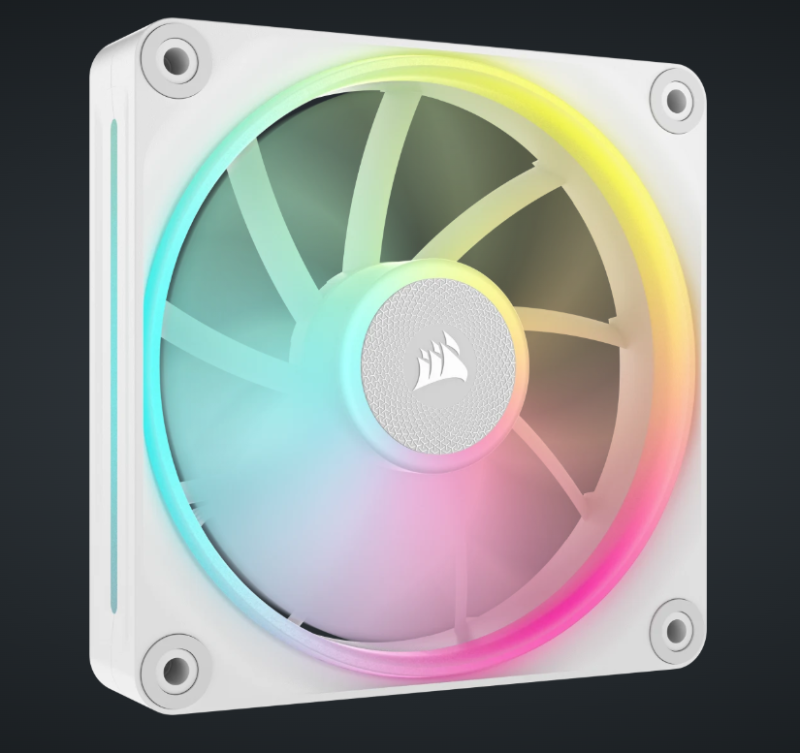 CORSAIR iCUE LINK LX120 RGB 120mm PWM Fans Starter Kit (Triple Pack) ( BLACK / WHITE )