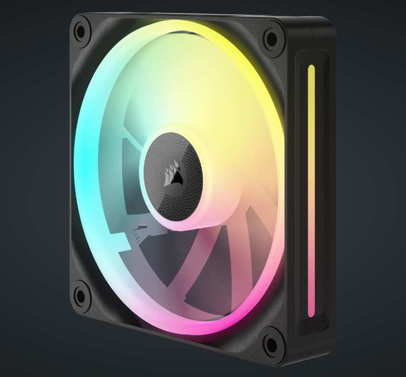 CORSAIR iCUE LINK LX120 RGB 120mm PWM Fans Starter Kit (Triple Pack) ( BLACK / WHITE )