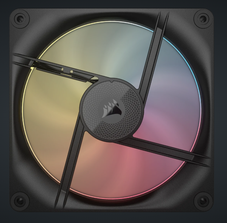 CORSAIR iCUE LINK LX140-R RGB 140mm PWM [反向] Fans Starter Kit (Twin Pack) ( BLACK / WHITE )