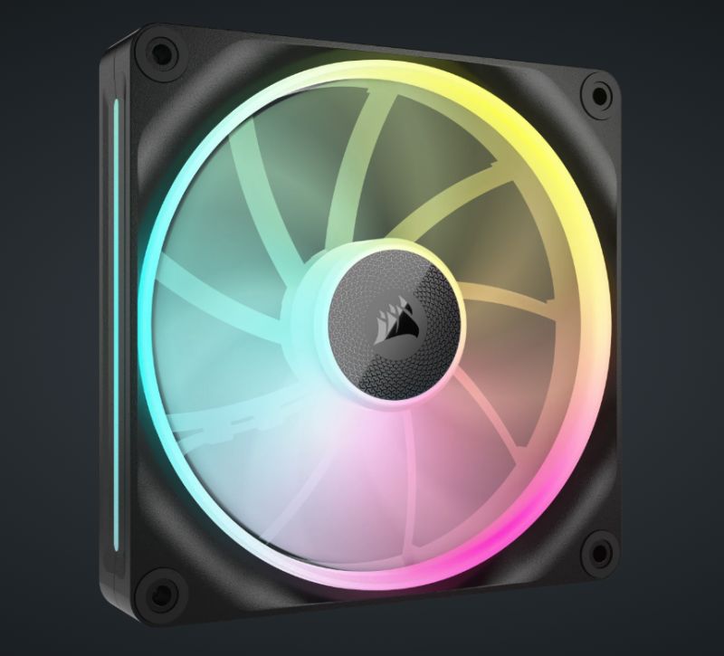 CORSAIR iCUE LINK LX140-R RGB 140mm PWM Fans Starter Kit (Twin Pack) ( BLACK / WHITE )