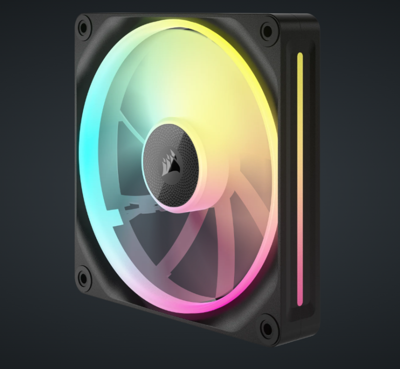 CORSAIR iCUE LINK LX140-R RGB 140mm PWM Fans Starter Kit (Twin Pack) ( BLACK / WHITE )