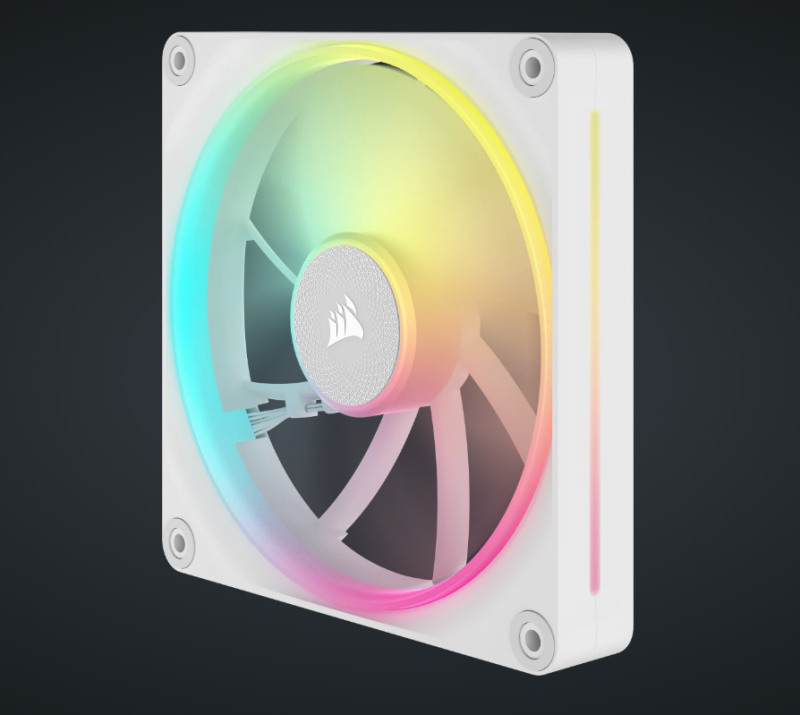 CORSAIR iCUE LINK LX140-R RGB 140mm PWM Fans Starter Kit (Twin Pack) ( BLACK / WHITE )
