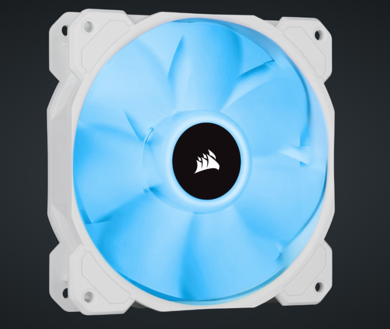 CORSAIR iCUE SP120 RGB ELITE Performance 120mm White PWM Fan — Triple Pack with Lighting Node CORE (Triple Pack) ( WHITE )