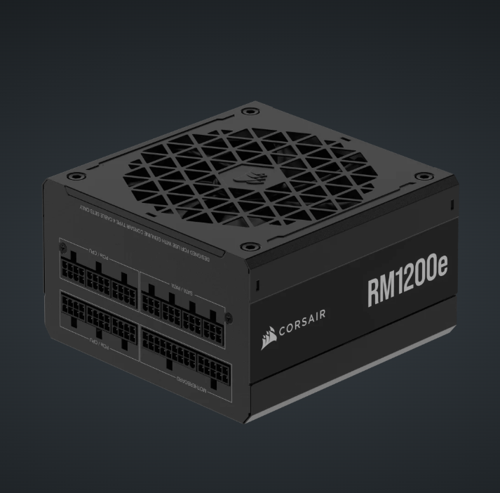CORSAIR RMe 系列 RM1200e ( ATX 3.1 & PCIe 5.1) 全模組化低噪音 ATX 電源供應器 (UK)