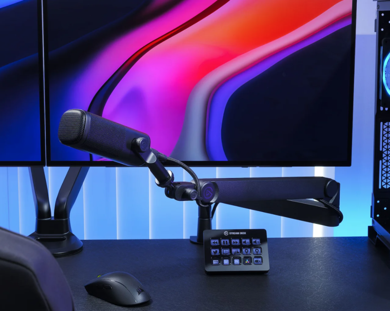 Elgato WAVE MIC ARM PRO Low profile boom arm. (BLACK / WHITE) Elgato WAVE MIC ARM PRO Low profile boom arm. (BLACK / WHITE)