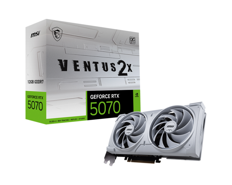 MSI GeForce RTX5070 VENTUS OC 12GB 顯示卡 ( 2X / 3X )