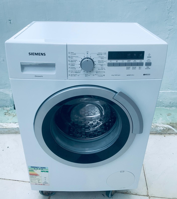 洗衣機 Siemens 西門子 WS10K260HK 6.0公斤 1000轉 纖巧型前置式洗衣機 15/30分鐘超快洗 二手電器 清倉大減價 最新款 包送貨安裝