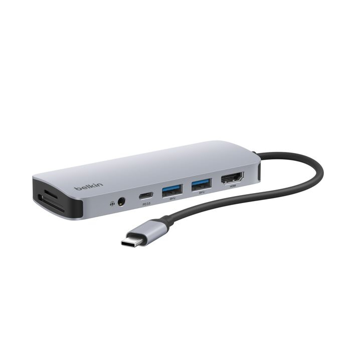 Belkin USB-C 7 合 1 多媒體集線器 [AVC009btSGY-V2]