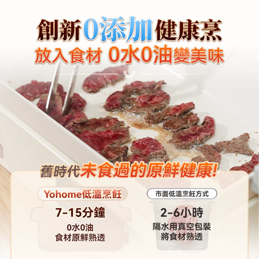 Yohome FIR遠紅外全熱穿透營養保存嫩鮮澈脂多功能高端養生料理鍋 [YH-020]