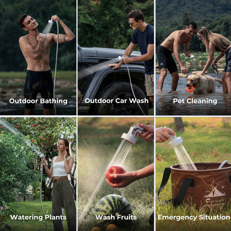 FLEXTAIL MAX SHOWER Ultralight Rechargeable Instant Outdoor Shower - White 超輕量可充電戶外即時淋浴器 白色 FLEXTAIL MAX SHOWER Ultralight Rechargeable Instant Outdoor Shower - White 超輕量可充電戶外即時淋浴器 白色