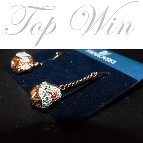 Swarovski 施華洛世奇 Nebulous Earrings 金色繽紛耳環  平行進口