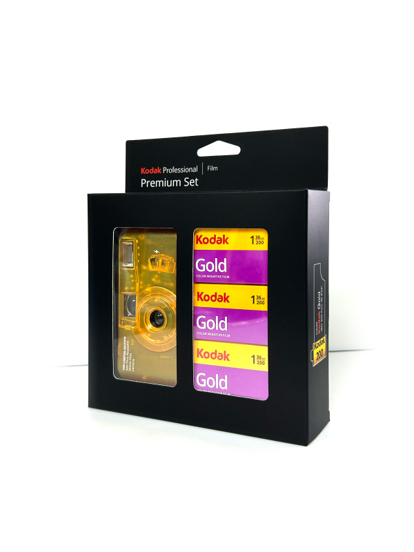 KODAK ColorMax 可重用果凍菲林相機連一卷菲林套裝 / Premium Set Camera + Gold 200