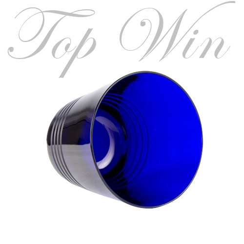 HERMES Attourage 玻璃杯 藍色 &nbsp;平行進口