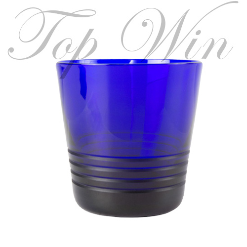 HERMES Attourage 玻璃杯 藍色 &nbsp;平行進口