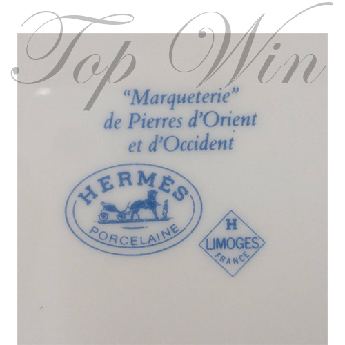 Hermès Limoges octagonal porcelain plate &nbsp;平行進口