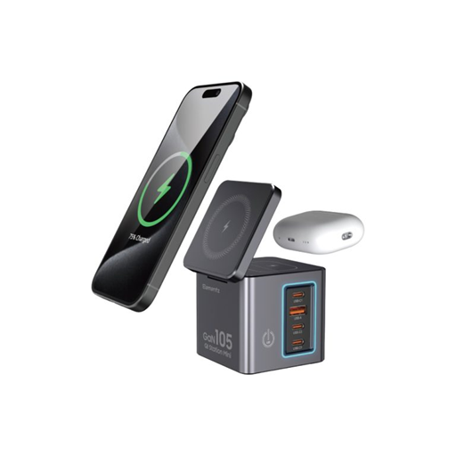 Elementz 6合1磁吸式無線充電座 (PD-105W) Elementz 6合1磁吸式無線充電座 (PD-105W)