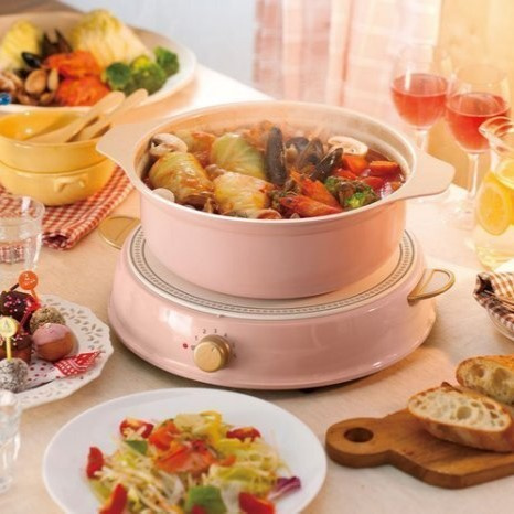 Iris Ohyama IHLP-R14C Ricopa IH 電磁爐 (粉色)