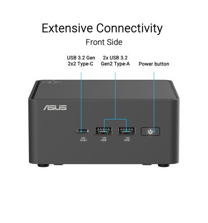 ASUS Intel® NUC 15 PRO TALL U5-225H INTEL ARC GPU Wi-Fi 7 BAREBONE - RNUC15CRHU500000I