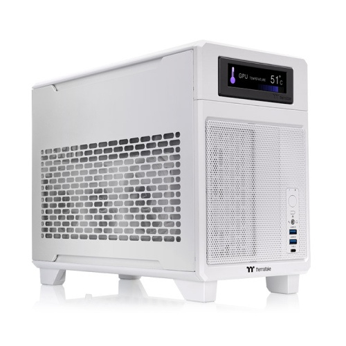 Thermaltake TR100 Mini Tower Chassis - ( Black / White )