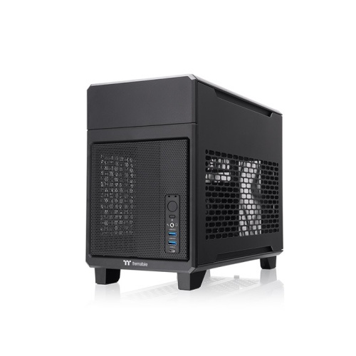 Thermaltake TR100 Mini Tower Chassis - ( Black / White )