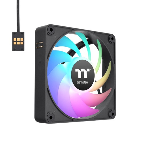 Thermaltake CT120 EX ARGB Sync PC Cooling Fan (3-Fan Pack) - Black