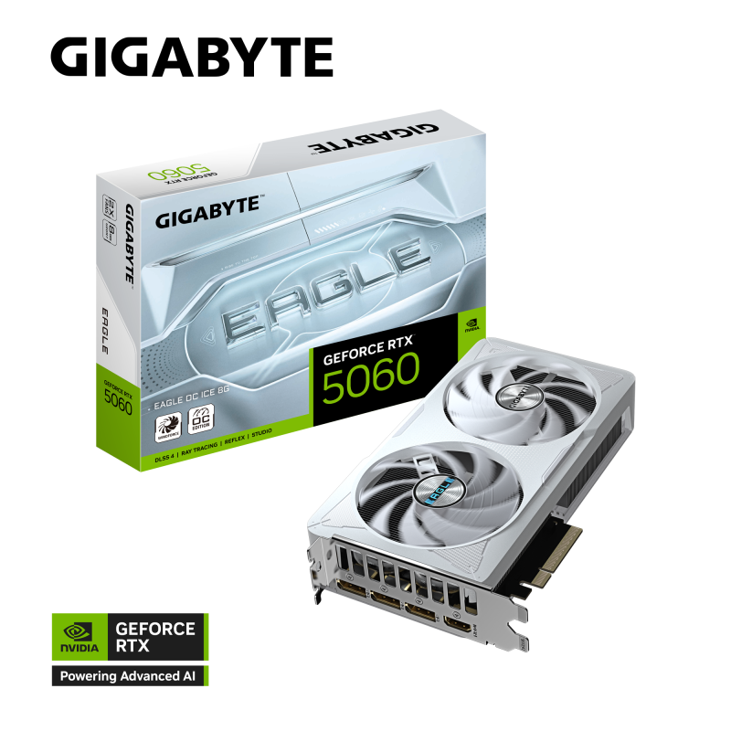 GIGABYTE GeForce RTX™ 5060 EAGLE OC ICE 8G