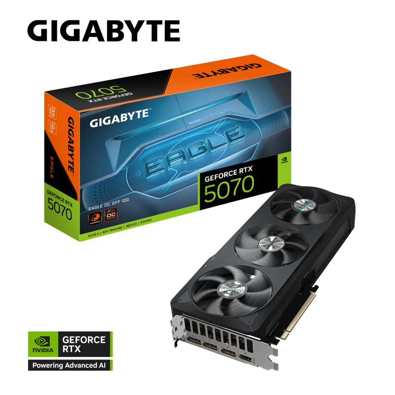 GIGABYTE GeForce RTX™ 5070 EAGLE OC SFF 12G GIGABYTE GeForce RTX™ 5070 EAGLE OC SFF 12G