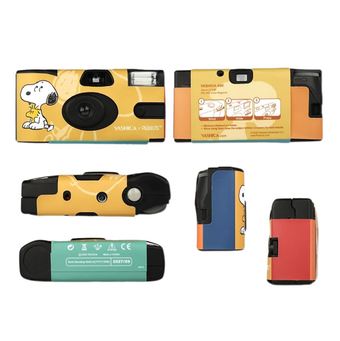 YASHICA x Peanuts Single Use Film Camera （YAS-SC140P-P2 /  YAS-SC140P-P1）