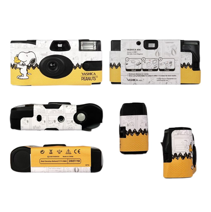 YASHICA x Peanuts Single Use Film Camera （YAS-SC140P-P2 /  YAS-SC140P-P1）