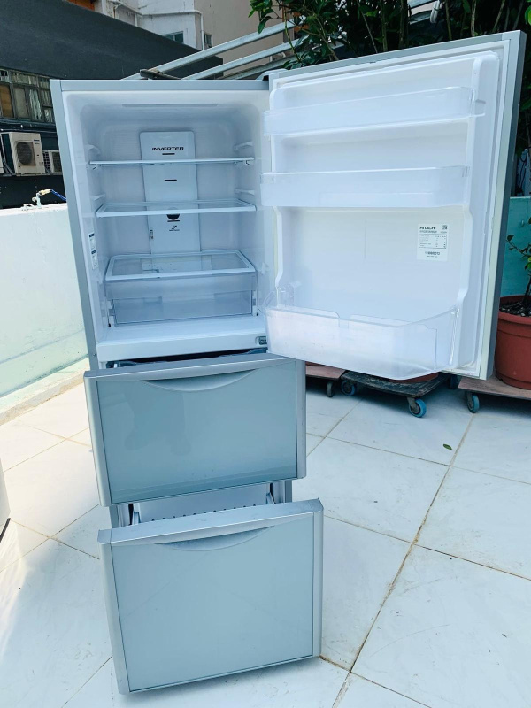 雪櫃 日立 Hitachi RSG28GPH-GS (265公升) 銀色玻璃 152CM高 迷你三門 二手電器 最新款 貨到付款 包送貨安裝 雪櫃 日立 Hitachi RSG28GPH-GS (265公升) 銀色玻璃 152CM高 迷你三門 二手電器 最新款 貨到付款 包送貨安裝