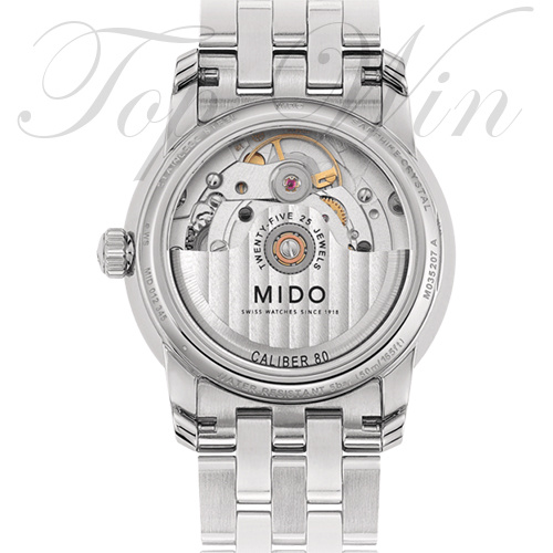 MIDO  Baroncelli Wild Stone Automatic Black Leather Ladies M035.207.11.481.00 &nbsp;平行進口