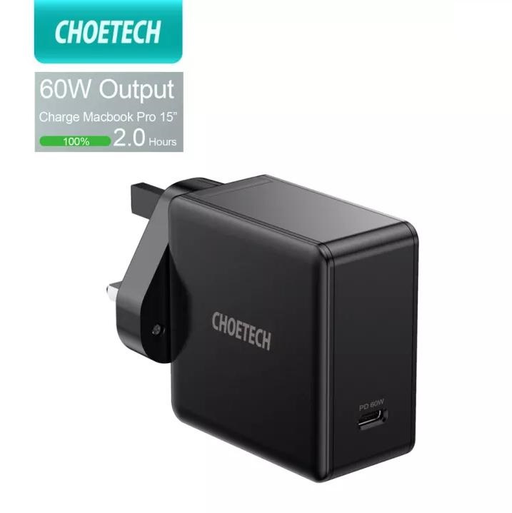 CHOETECH Q4004 60W PD 3.0 Type C 充電器