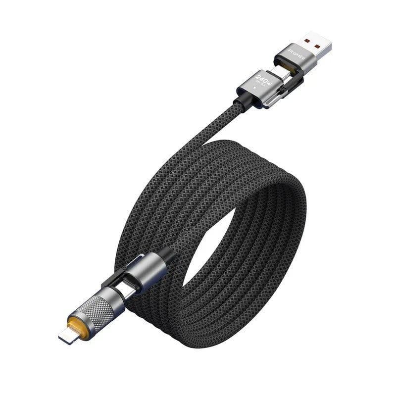 ProMini 240W 四合一磁吸快充傳輸線 1.2M (M4N120)