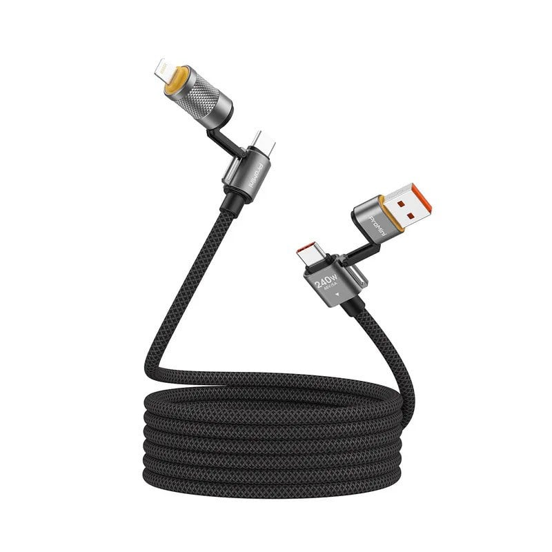 ProMini 240W 四合一磁吸快充傳輸線 1.2M (M4N120)
