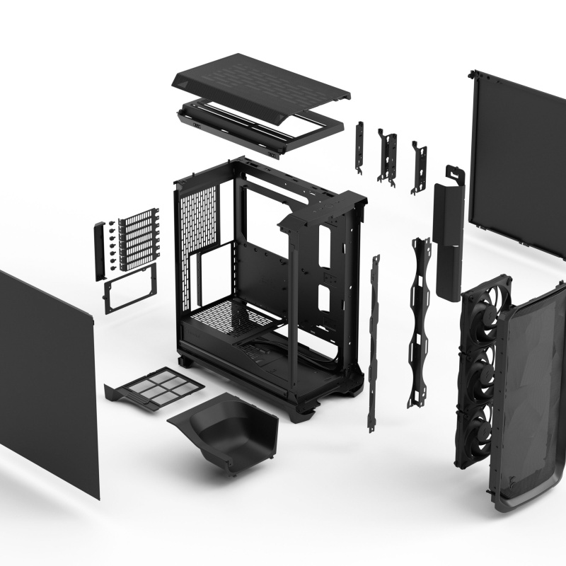 Fractal Design Meshify 3 Black Solid ( FD-C-MES3A-01 ) Fractal Design Meshify 3 Black Solid ( FD-C-MES3A-01 )