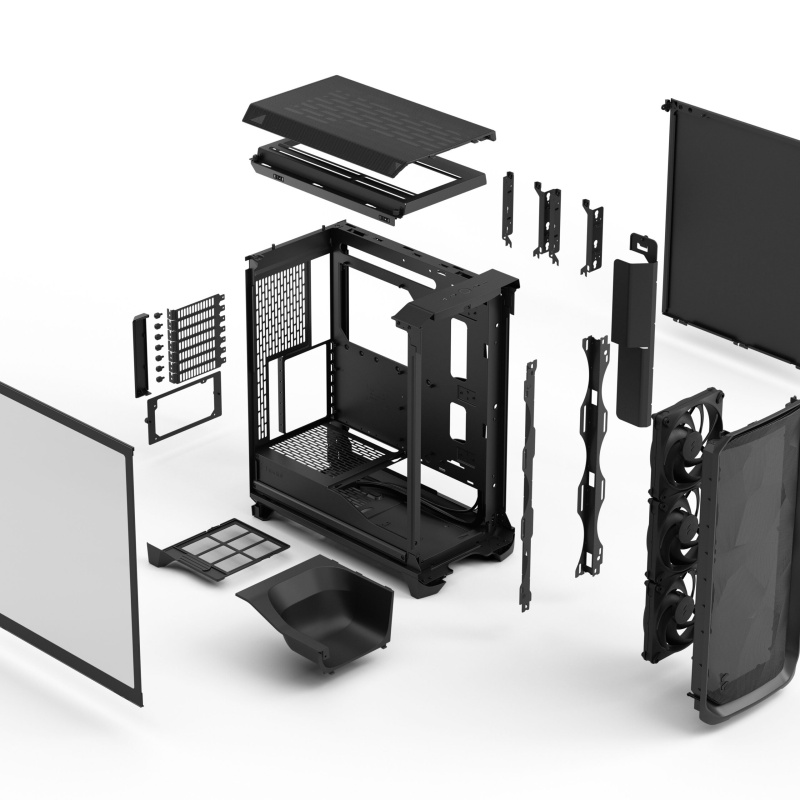 Fractal Design Meshify 3 Black TG Light Tint ( FD-C-MES3A-02 )