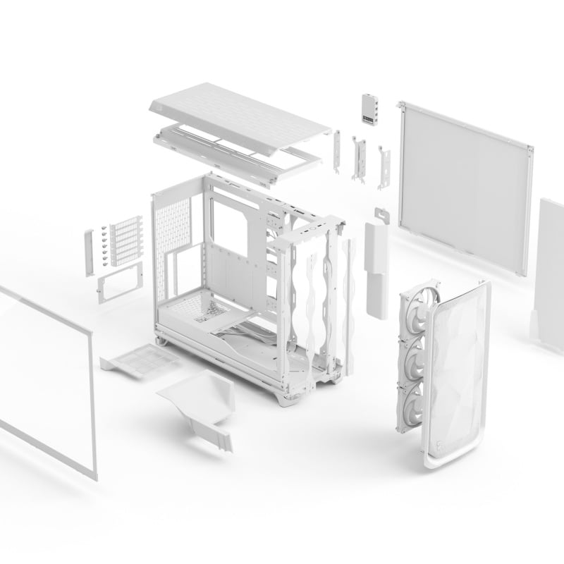 Fractal Design Meshify 3 XL Ambience Pro RGB White ( FD-C-MES3X-05 ) Fractal Design Meshify 3 XL Ambience Pro RGB White ( FD-C-MES3X-05 )