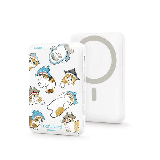 GARMMA x Mofusand 貓福珊迪磁吸無線行動電源 10000mAh